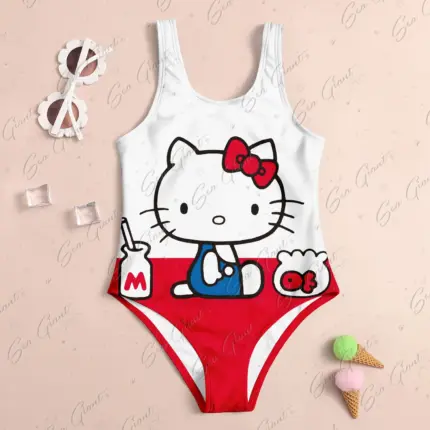 Hello Kitty Swimsuit For Girls