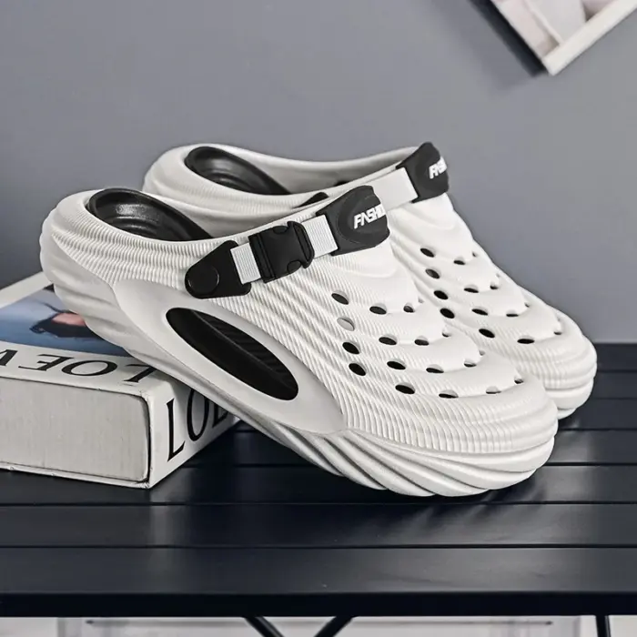 Casual Non-slip Platform Clogs For Men - Image 1