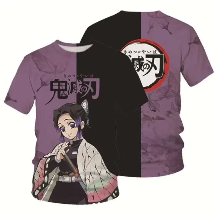 Demon Slayer Anime T-Shirts For Kids - Image 3