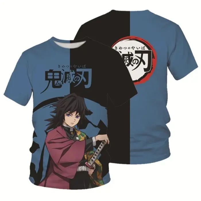Demon Slayer Anime T-Shirts For Kids - Image 4