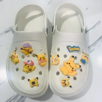 10pcs Pokemon Accessories For Clogs