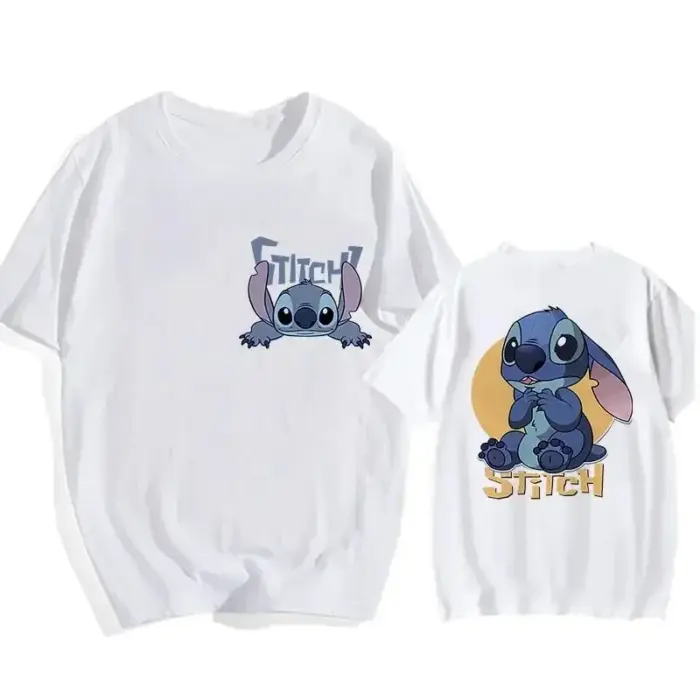 Casual Cotton Lilo And Stich T-Shirts For Kids - Image 6