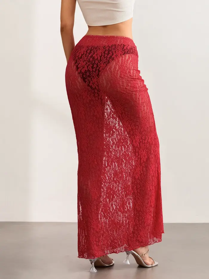 Sexy Lace Long Skirts For Women - Image 6