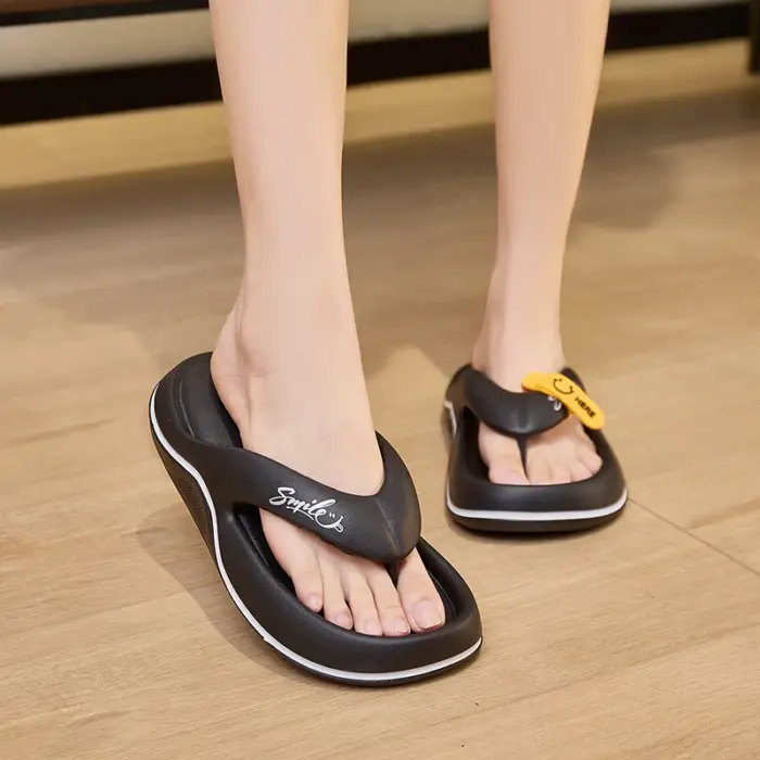 Super Soft Thick Soled Flip Flops For Women - Image 2