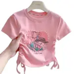 Summer Flower Print T-shirts For Girls - Image 5