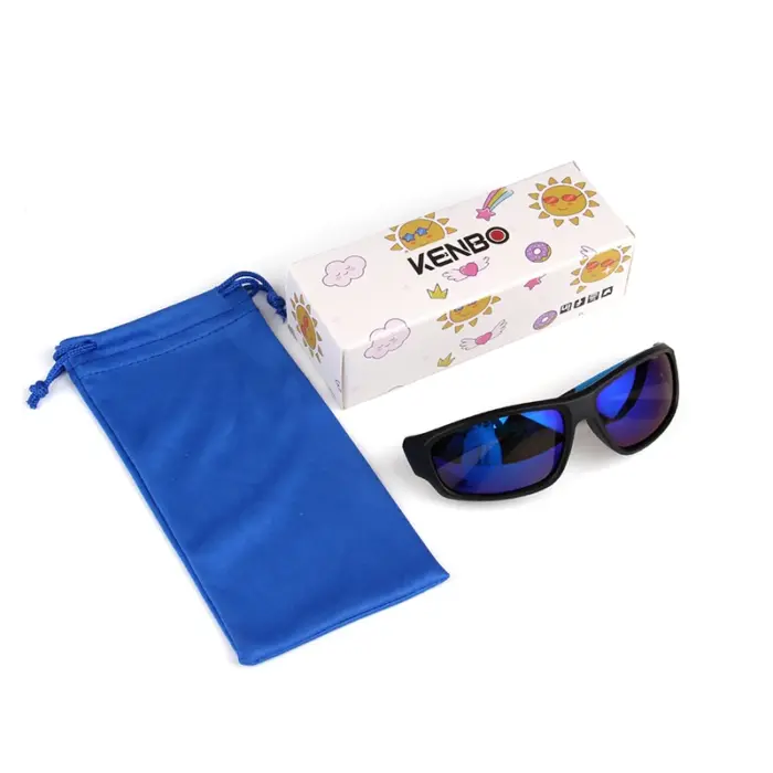 Sport Mirror Sunglasses With Case For Kids - Image 2