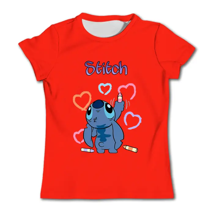 Cotton Cartoon T-Shirts For Girls - Image 5