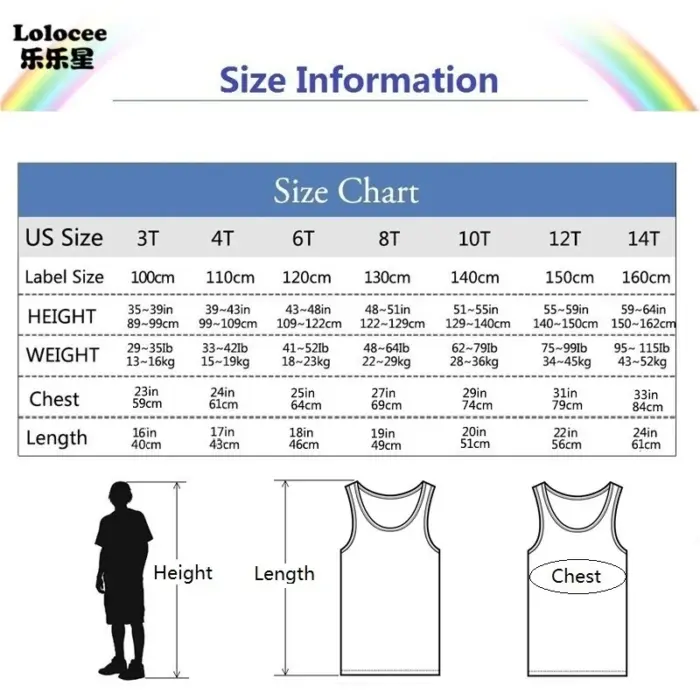 Kawaii Unicorn Printed Vests For Girls - Image 6