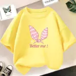 Cute Rabbit Ear T-Shirts For Girls - Image 2