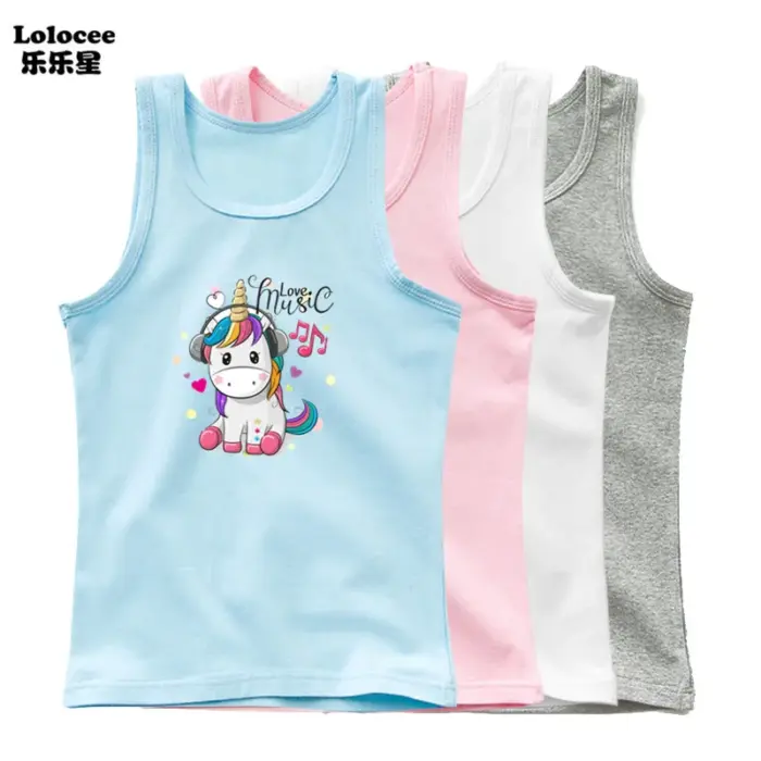 Cute Unicorn Tops For Girls - Image 1