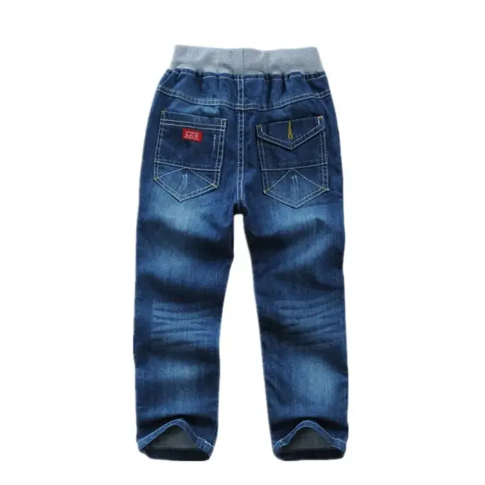 100% Cotton Denim Trousers For Boys - Image 3