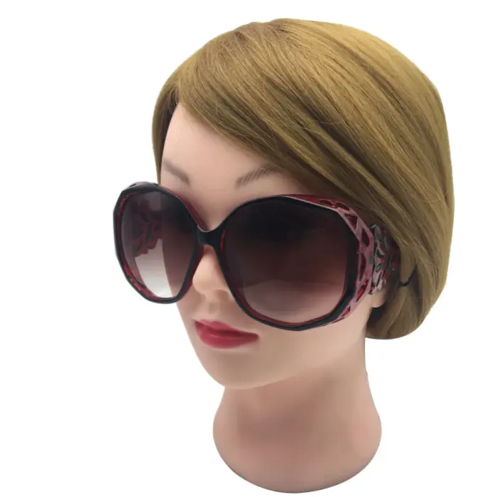 Oversized Polygon Frame Sunglasses For Women - Image 2