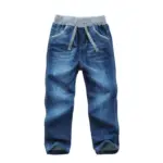 100% Cotton Denim Trousers For Boys - Image 2