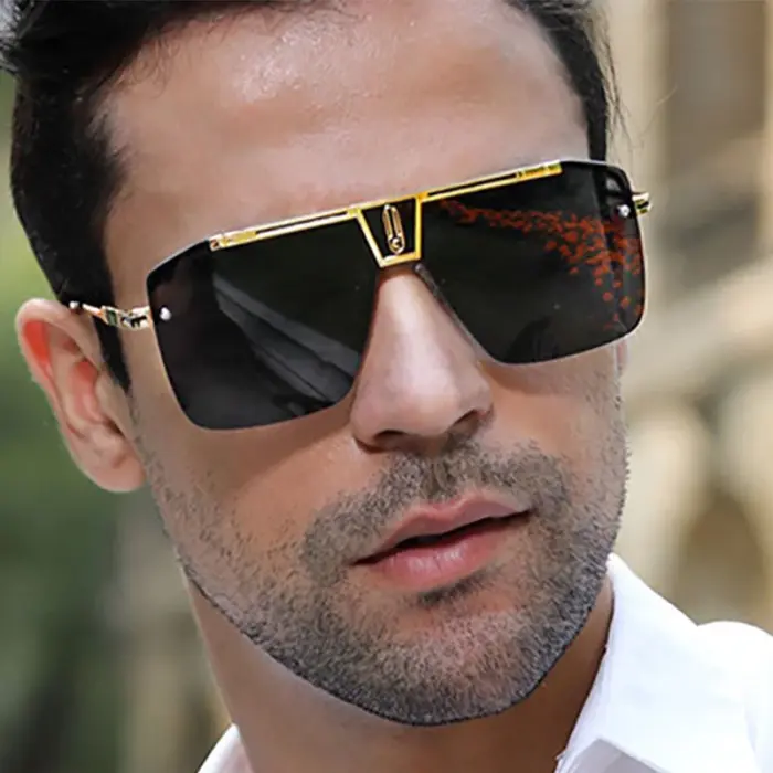 Gradient Square Sunglasses For Men - Image 2