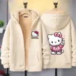 Hello Kitty Zipper Hoodies For Girls - Image 5