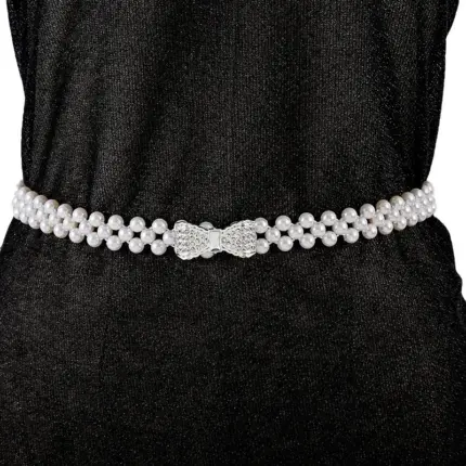 Elegant Pearl Belts For Women