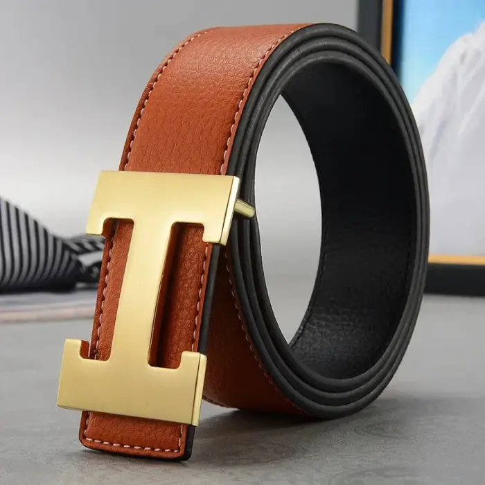 High Quality Pu Leather Belts For Men - Image 5
