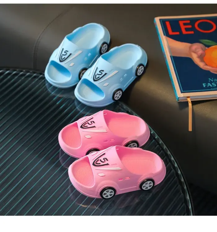 Anti-Slip Car Shape Slippers For Boys - Image 3