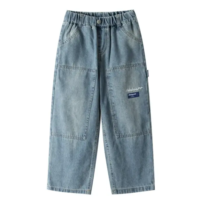 Casual Cargo Jeans For Boys - Image 4