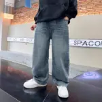 Casual Loose-Fit Denim Trousers For Boys - Image 3