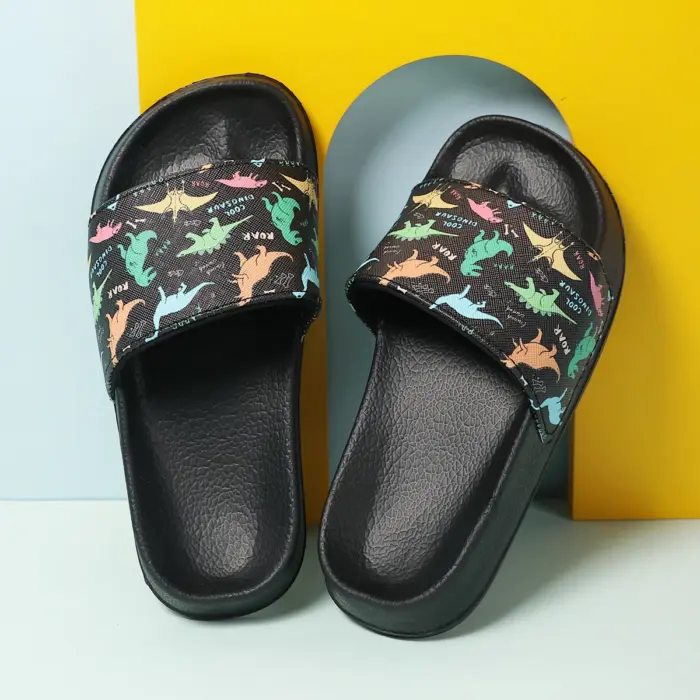 Cute Dinosaur Slippers For Boys - Image 1