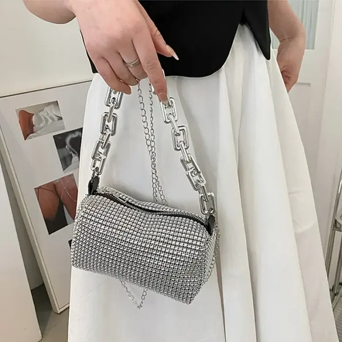 Luxury Rhinestone Shoulder Bags For Women - Image 4