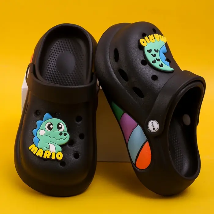 Dinosaur Soft Bottom Clogs For Boys - Image 3