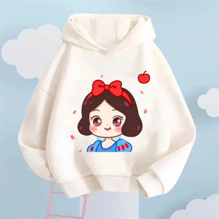 Snow White Hoodies For Girls - Image 1