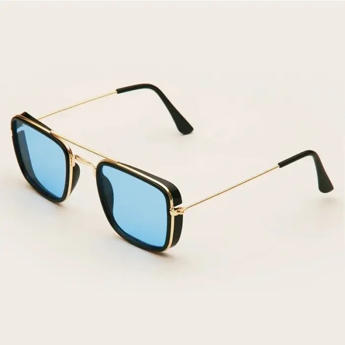Metal Square Frame Sunglasses For Men - Image 5