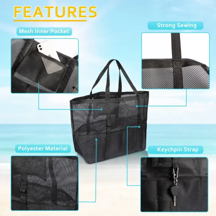 Large Capacity Beach Bags For Women - Image 4