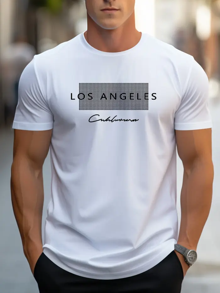 Loose Cotton T-Shirts For Men - Image 1