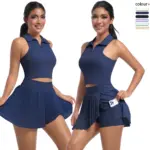 Breathable Quick Drying Tennis Set For Women - Image 2