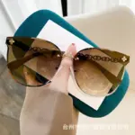 Luxury Rimless Sunglasses For Women - Image 3