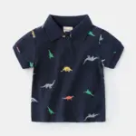 Dinosaur Polo Shirts For Boys - Image 4