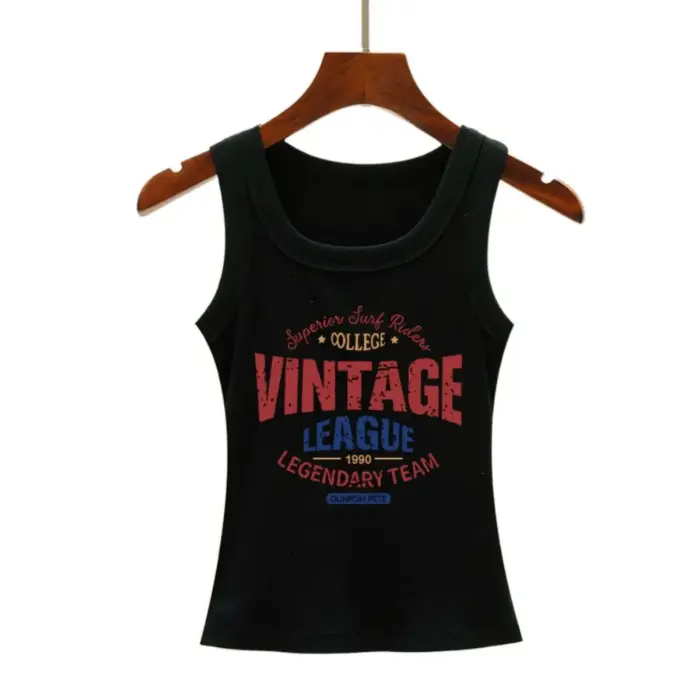 Vintage League Tank Tops For Women - Image 5