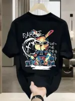 100% Pure Cotton Rabbit T-Shirts For Men