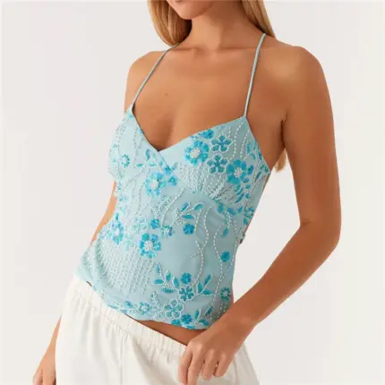 Summer Sequin Tops For Women