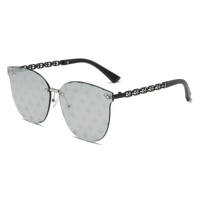 Luxury Rimless Sunglasses For Women - Image 5