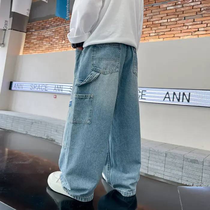 Casual Cargo Jeans For Boys - Image 5