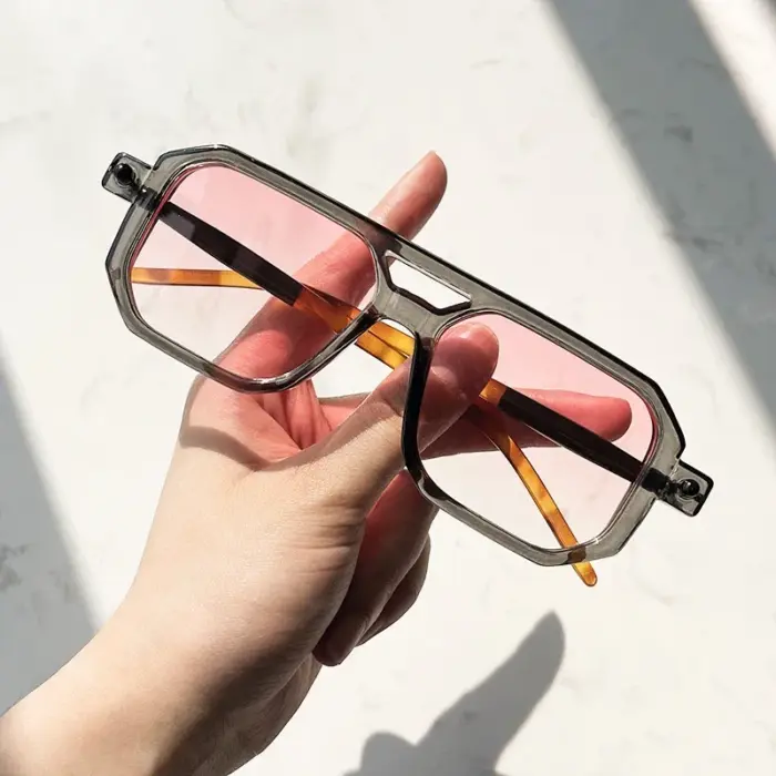New Square Sunglasses For Men - Image 3
