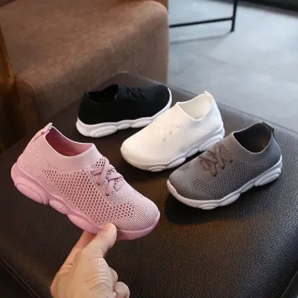 Breathable Slip-On Sneakers For Kids