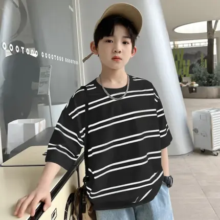 Luxury Striped T-Shirts For Boys
