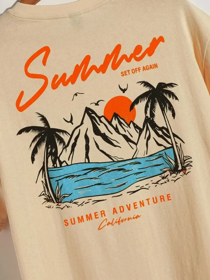 Loose Summer T-Shirts For Men - Image 4