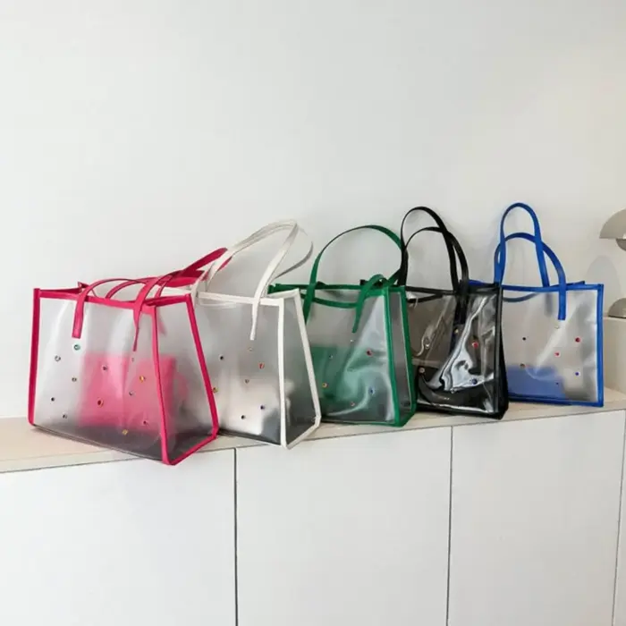 2pcs Transparent Beach Bags For Women - Image 4