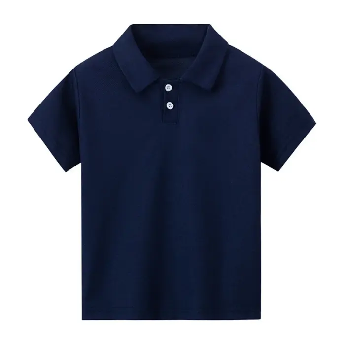 Solid Color Polo For Boys - Image 4