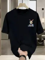 100% Pure Cotton Rabbit T-Shirts For Men - Image 3
