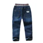 Elastic Waist Denim Trousers For Boys - Image 2