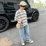 Luxury Striped T-Shirts For Boys - Image 4