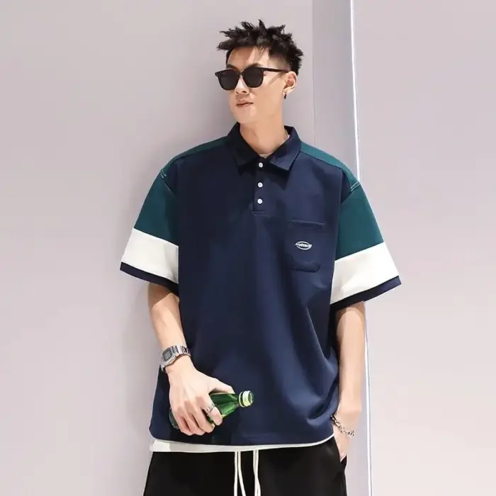 Casual Loose Polo Shirts For Men - Image 2