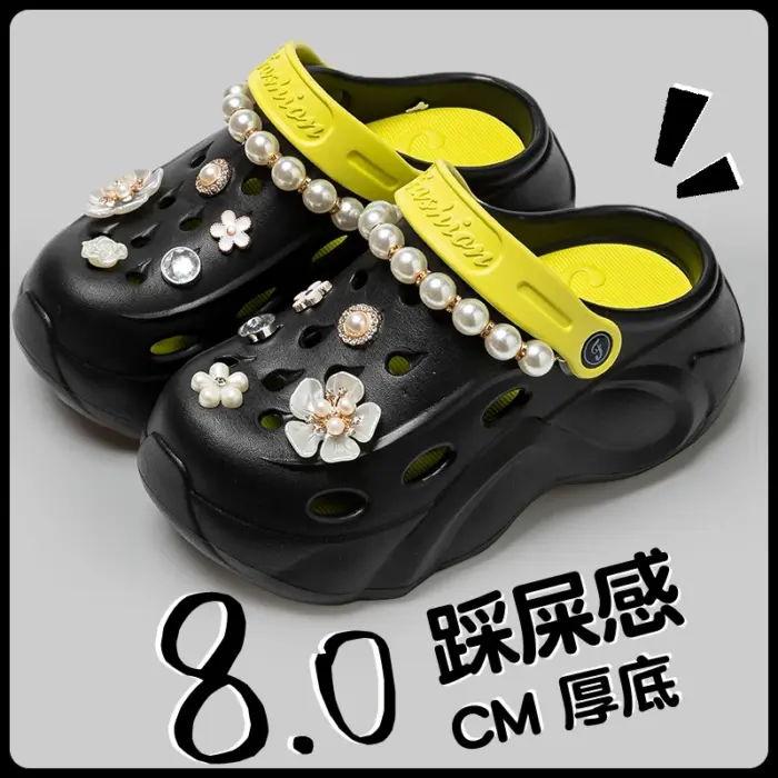 Pearl Chain Clogs For Women - Image 5